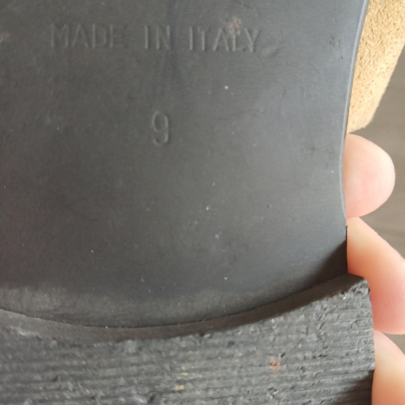 Everlane Tan Suede Women's Sandals Excellent Condition Size 9 - Picture 4 of 5